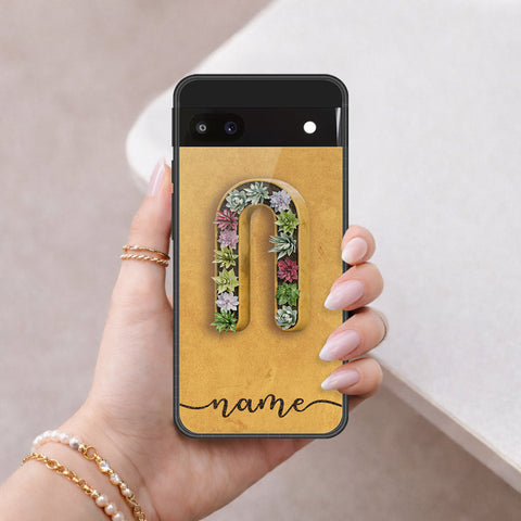 Google Pixel 6a Cover - Peronsalized Alphabet Series - HQ Premium Shine Durable Shatterproof Case