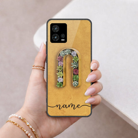 Motorola Moto G72 Cover - Peronsalized Alphabet Series - HQ Premium Shine Durable Shatterproof Case