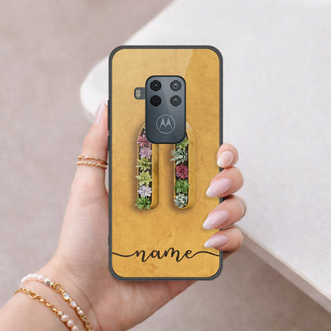 Motorola One Zoom Cover - Peronsalized Alphabet Series - HQ Premium Shine Durable Shatterproof Case