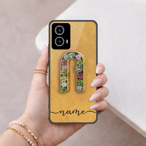 Motorola Moto G35 Cover - Peronsalized Alphabet Series - HQ Premium Shine Durable Shatterproof Case