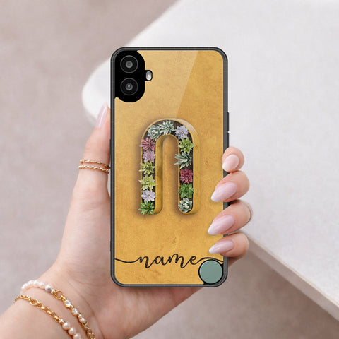 Nothing CMF Phone 1 Cover - Peronsalized Alphabet Series - HQ Premium Shine Durable Shatterproof Case