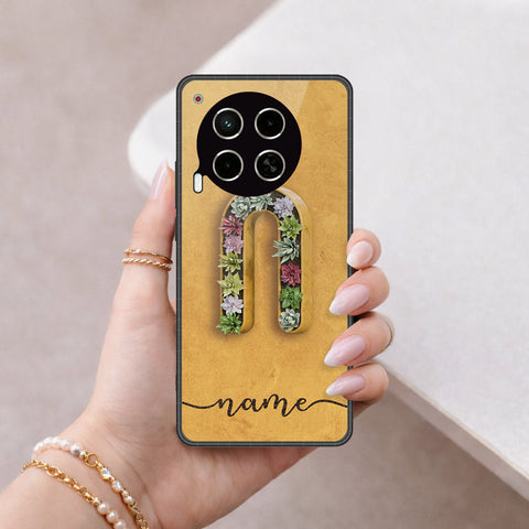 Tecno Camon 30 - Peronsalized Alphabet Series - HQ Premium Shine Durable Shatterproof Case