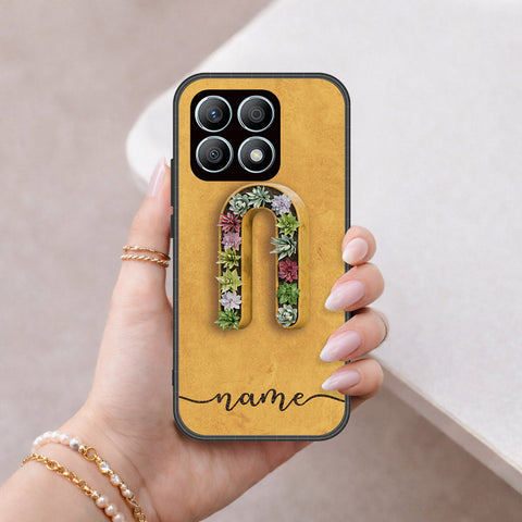 Honor X8a Cover - Peronsalized Alphabet Series - HQ Premium Shine Durable Shatterproof Case
