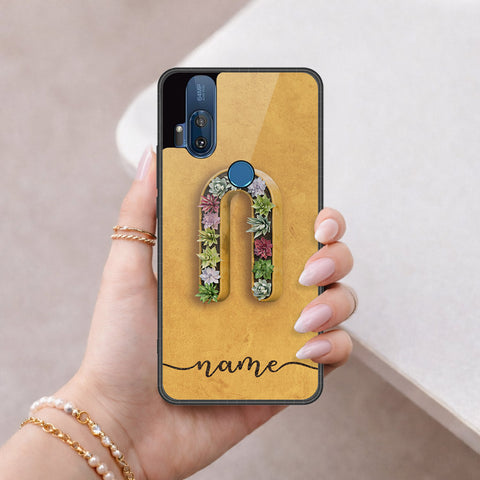 Motorola One Hyper Cover - Peronsalized Alphabet Series - HQ Premium Shine Durable Shatterproof Case