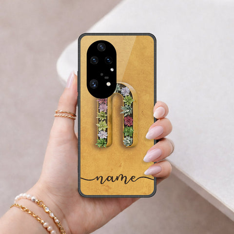 Huawei P50 Pro Cover - Peronsalized Alphabet Series - HQ Premium Shine Durable Shatterproof Case