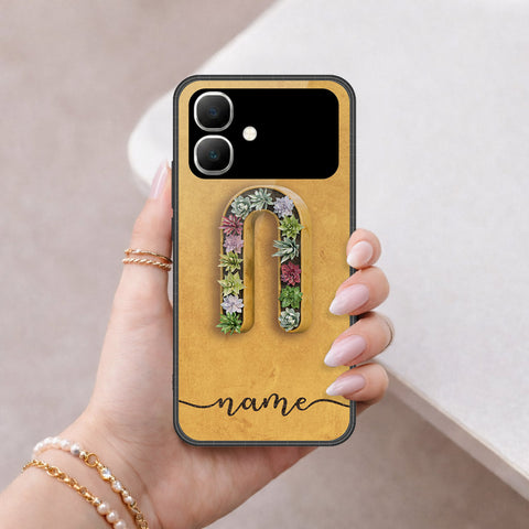 Infinix Smart 20 Cover - Peronsalized Alphabet Series - HQ Premium Shine Durable Shatterproof Case