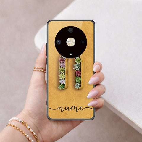 Honor X9a Cover - Peronsalized Alphabet Series - HQ Premium Shine Durable Shatterproof Case