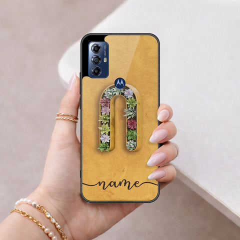 Motorola G Pure 2022 Cover - Peronsalized Alphabet Series - HQ Premium Shine Durable Shatterproof Case