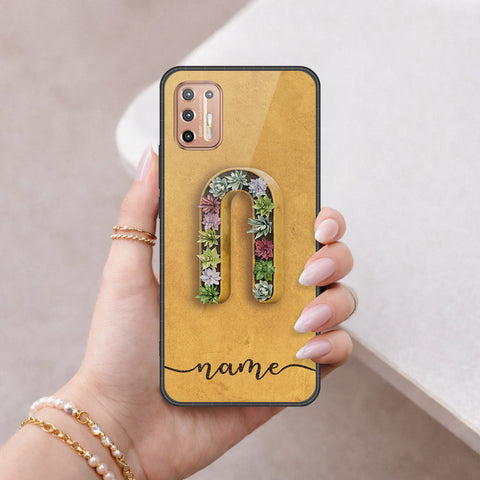 Motorola Moto G9 Plus Cover - Peronsalized Alphabet Series - HQ Premium Shine Durable Shatterproof Case