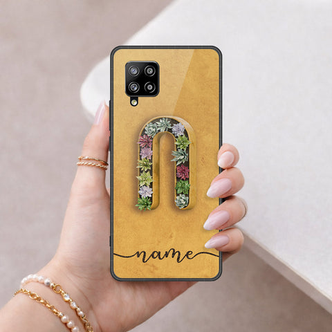 Samsung Galaxy M42 5G Cover - Peronsalized Alphabet Series - HQ Premium Shine Durable Shatterproof Case