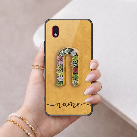 Samsung Galaxy A01 Core Cover - Peronsalized Alphabet Series - HQ Premium Shine Durable Shatterproof Case