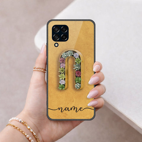 Samsung Galaxy F12 Cover - Peronsalized Alphabet Series - HQ Premium Shine Durable Shatterproof Case