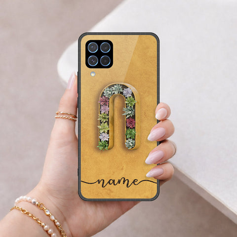 Samsung Galaxy M62 Cover - Peronsalized Alphabet Series - HQ Premium Shine Durable Shatterproof Case