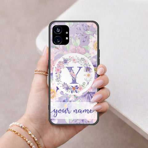 Nothing Phone 1 Cover - Peronsalized Alphabet Series - HQ Premium Shine Durable Shatterproof Case