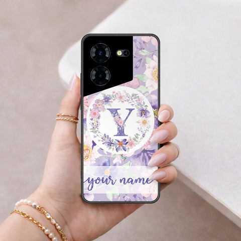 Tecno Pova 5 Cover - Peronsalized Alphabet Series - HQ Premium Shine Durable Shatterproof Case