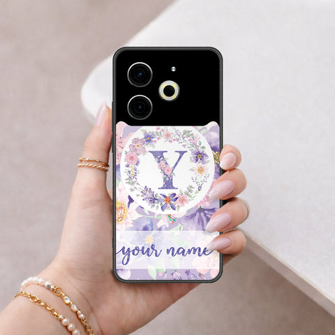 Tecno Pova 6 Neo Cover - Peronsalized Alphabet Series - HQ Premium Shine Durable Shatterproof Case