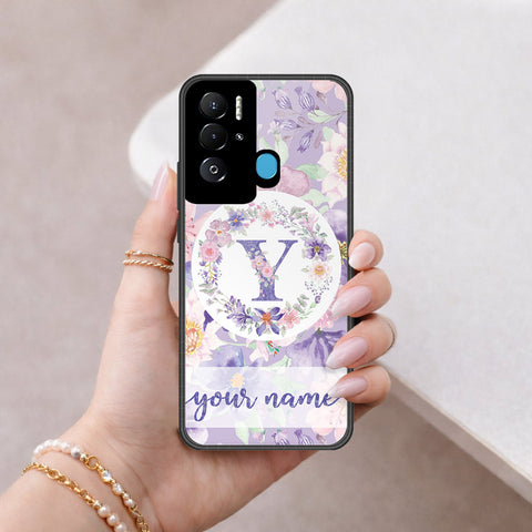 Tecno Pova Neo Cover - Peronsalized Alphabet Series - HQ Premium Shine Durable Shatterproof Case