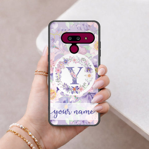 LG G8 ThinQ Cover - Peronsalized Alphabet Series - HQ Premium Shine Durable Shatterproof Case