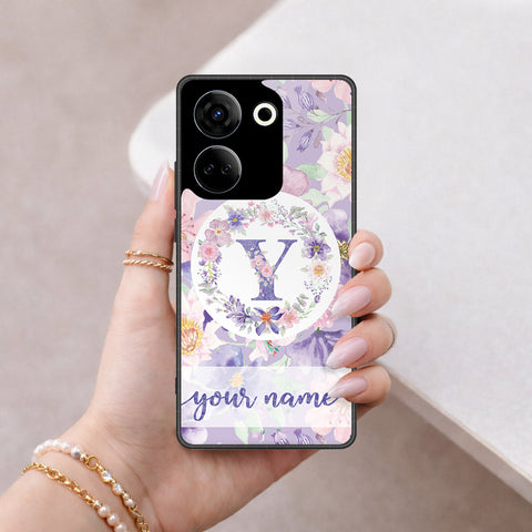 Tecno Camon 20 Pro Cover - Peronsalized Alphabet Series - HQ Premium Shine Durable Shatterproof Case