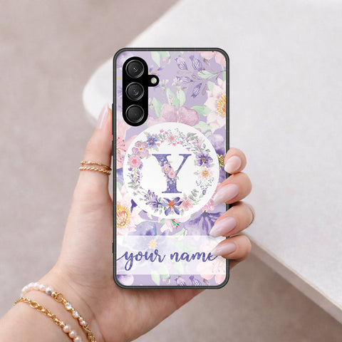 Samsung Galaxy M35 Cover - Peronsalized Alphabet Series - HQ Premium Shine Durable Shatterproof Case