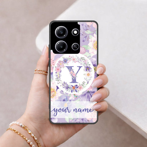 Infinix Note 30i Cover - Peronsalized Alphabet Series - HQ Premium Shine Durable Shatterproof Case
