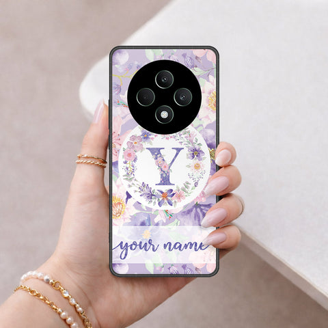 Oppo Reno 12F 4G Cover - Peronsalized Alphabet Series - HQ Premium Shine Durable Shatterproof Case