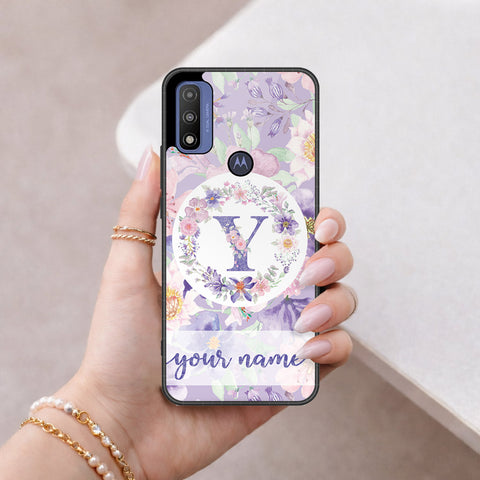 Motorola G Pure 2021 Cover - Peronsalized Alphabet Series - HQ Premium Shine Durable Shatterproof Case