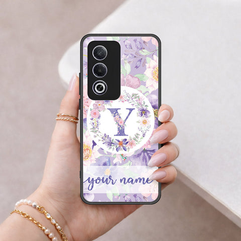 Oppo A3 Pro Cover - Peronsalized Alphabet Series - HQ Premium Shine Durable Shatterproof Case
