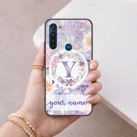 Motorola Moto G8 Power Cover - Peronsalized Alphabet Series - HQ Premium Shine Durable Shatterproof Case