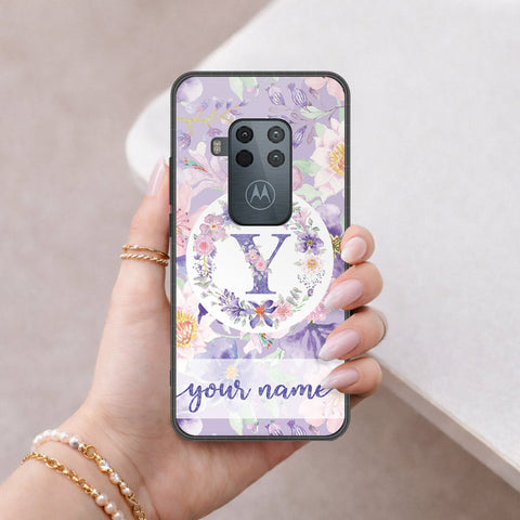 Motorola One Zoom Cover - Peronsalized Alphabet Series - HQ Premium Shine Durable Shatterproof Case
