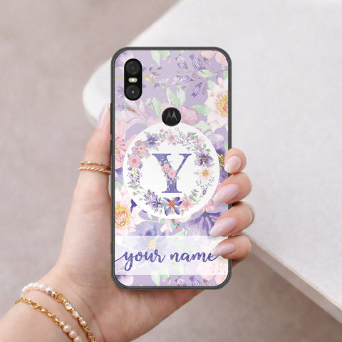 Motorola P30 Play Cover - Peronsalized Alphabet Series - HQ Premium Shine Durable Shatterproof Case