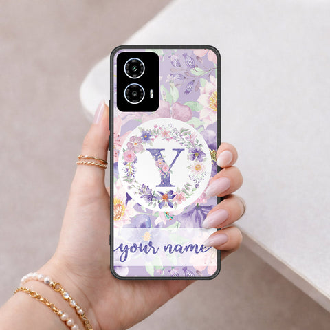 Motorola Moto G35 Cover - Peronsalized Alphabet Series - HQ Premium Shine Durable Shatterproof Case