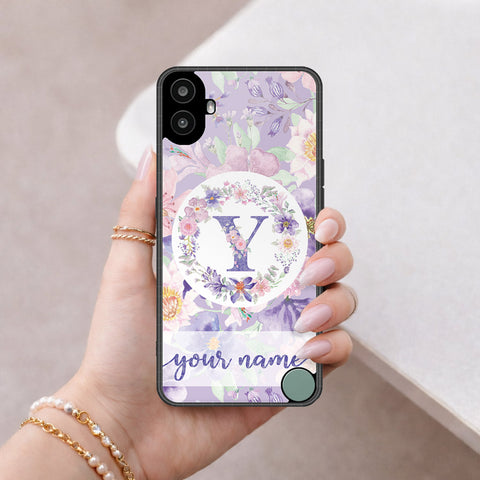 Nothing CMF Phone 1 Cover - Peronsalized Alphabet Series - HQ Premium Shine Durable Shatterproof Case