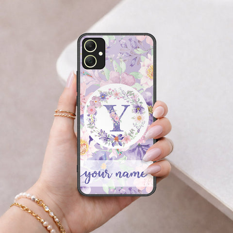 Samsung Galaxy F14 Cover - Peronsalized Alphabet Series - HQ Premium Shine Durable Shatterproof Case