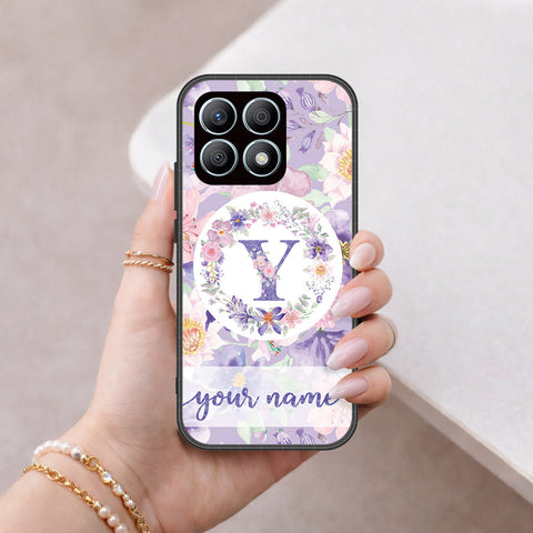 Honor X8a Cover - Peronsalized Alphabet Series - HQ Premium Shine Durable Shatterproof Case