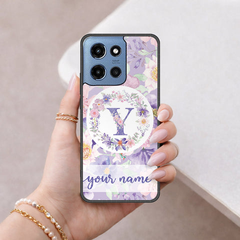 Motorola Moto G (2025) Cover - Peronsalized Alphabet Series - HQ Premium Shine Durable Shatterproof Case