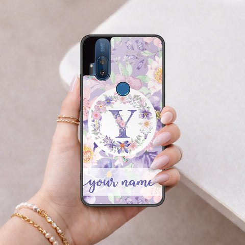 Motorola One Hyper Cover - Peronsalized Alphabet Series - HQ Premium Shine Durable Shatterproof Case