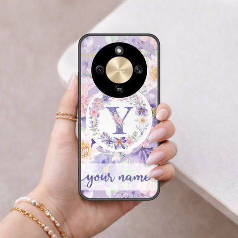 Honor X70 Cover - Peronsalized Alphabet Series - HQ Premium Shine Durable Shatterproof Case