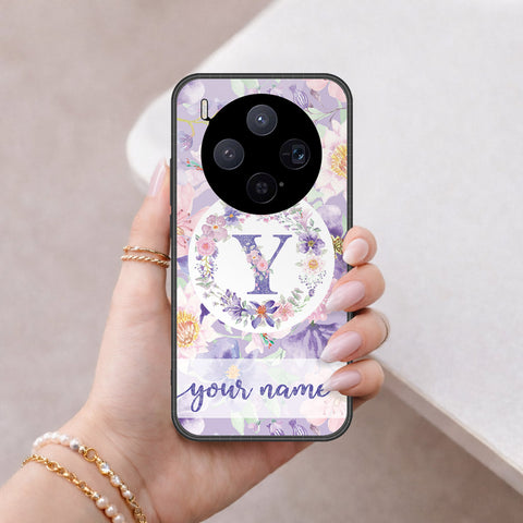 Vivo X300 Cover - Peronsalized Alphabet Series - HQ Premium Shine Durable Shatterproof Case