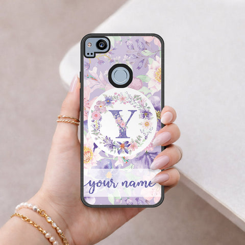 Google Pixel 2 XL Cover - Peronsalized Alphabet Series - HQ Premium Shine Durable Shatterproof Case