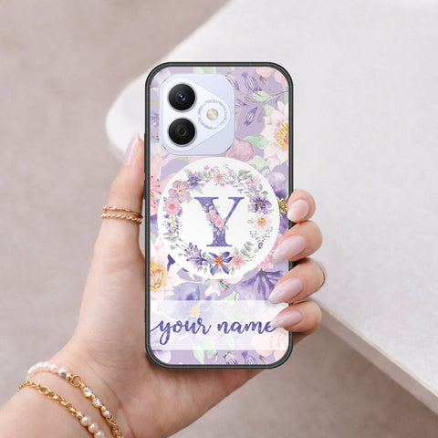 Honor X60i Cover - Peronsalized Alphabet Series - HQ Premium Shine Durable Shatterproof Case