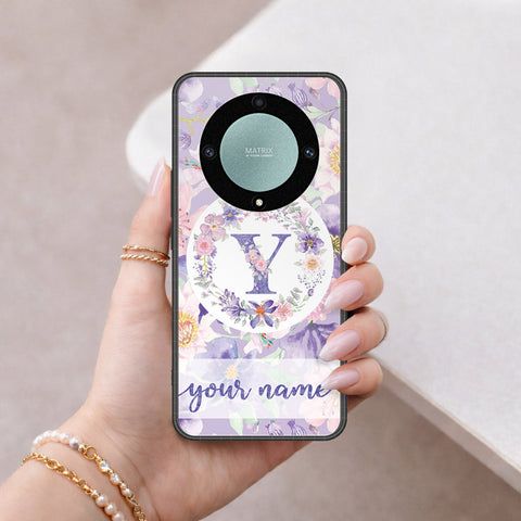 Honor X40 Cover - Peronsalized Alphabet Series - HQ Premium Shine Durable Shatterproof Case
