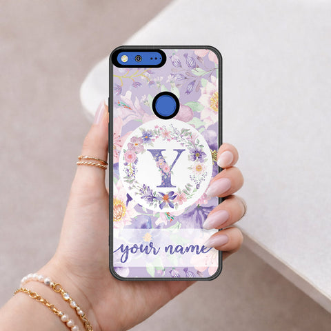Google Pixel Cover - Peronsalized Alphabet Series - HQ Premium Shine Durable Shatterproof Case