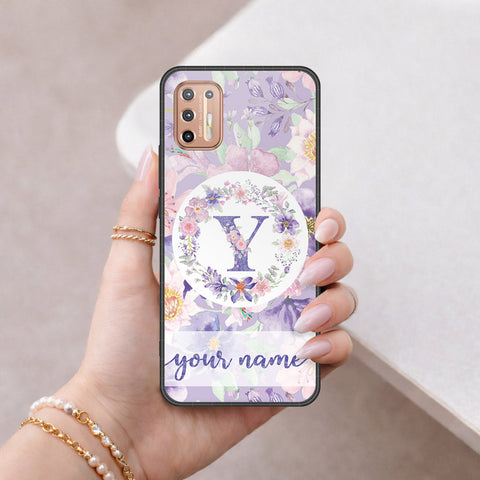 Motorola Moto G9 Plus Cover - Peronsalized Alphabet Series - HQ Premium Shine Durable Shatterproof Case