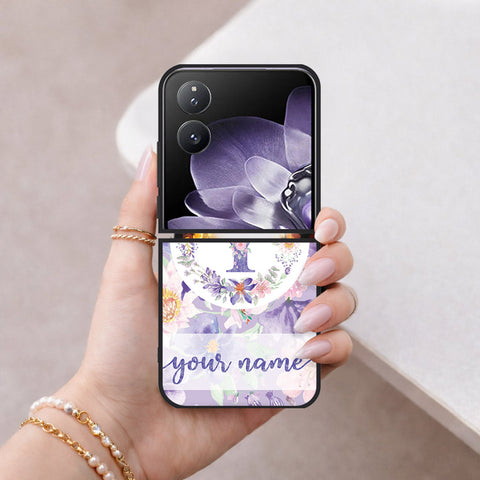 Xiaomi Mix Flip Cover - Peronsalized Alphabet Series - HQ Premium Shine Durable Shatterproof Case