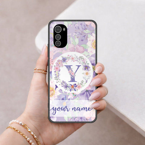 Motorola Moto E32 Cover - Peronsalized Alphabet Series - HQ Premium Shine Durable Shatterproof Case