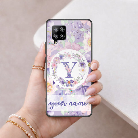 Samsung Galaxy M42 5G Cover - Peronsalized Alphabet Series - HQ Premium Shine Durable Shatterproof Case