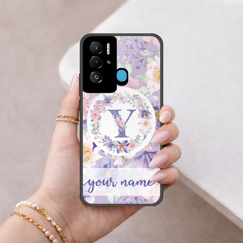 Tecno Pova Neo Cover - Peronsalized Alphabet Series - HQ Premium Shine Durable Shatterproof Case