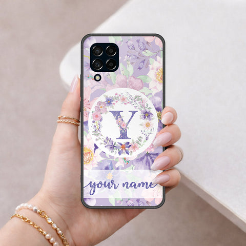 Samsung Galaxy F12 Cover - Peronsalized Alphabet Series - HQ Premium Shine Durable Shatterproof Case