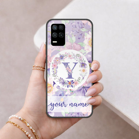 Realme V13 5G Cover - Peronsalized Alphabet Series - HQ Premium Shine Durable Shatterproof Case